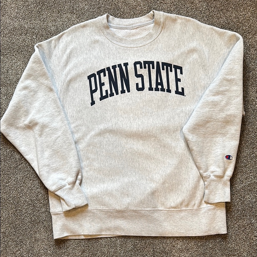 Champion Gray Penn State Men's Sweater